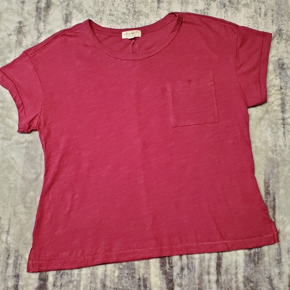 Ultra Flirt Tops - NWT burgundy t-shirt